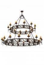 Meyda Blue 174181 - 84" Wide Majella 28 Light Two Tier Chandelier