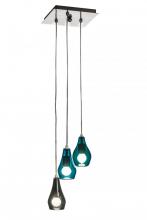 Meyda Blue 177045 - 14&#34;W Anjou 3 LT Cascading Pendant