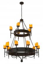 Meyda Blue 179668 - 51&#34; Wide Marta 2 Tier Chandelier