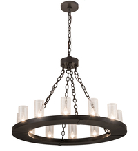 Meyda Blue 192501 - 36&#34; Wide Loxley 12 Light Chandelier