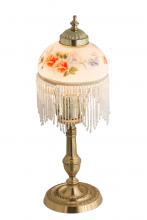 Meyda Blue 202647 - 6&#34; Wide Roussillon Rose Bouquet Table Lamp