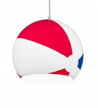 Meyda Blue 211849 - 12" Wide Beach Ball Pendant