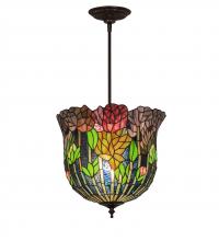 Meyda Blue 217493 - 14&#34; Wide Tiffany Honey Locust Pendant