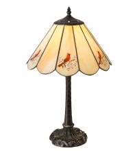 Meyda Blue 218825 - 21&#34; High Cardinal Table Lamp