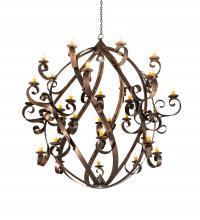 Meyda Blue 221488 - 100&#34; Wide Caliope 32 Light Chandelier