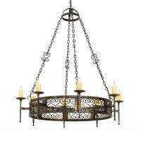 Meyda Blue 222724 - 48&#34; Wide Toscano 8 Light Chandelier