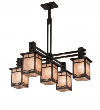 Meyda Blue 222753 - 36&#34; Wide Roylance 5 Light Chandelier