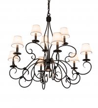 Meyda Blue 224138 - 40&#34; Wide Grace 10 Light Two Tier Chandelier