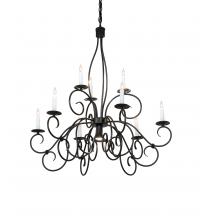 Meyda Blue 227102 - 36&#34; Wide Grace 10 Light Two Tier Chandelier