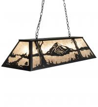 Meyda Blue 228717 - 48&#34; Long Mountain Range Oblong Pendant