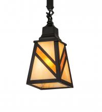 Meyda Blue 230493 - 5" Square Santa Fe Mini Pendant