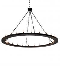 Meyda Blue 231316 - 72" Wide Loxley 24 Light Chandelier