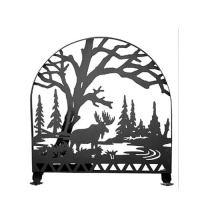 Meyda Blue 23365 - 30&#34;W X 30&#34;H Moose Creek Arched Fireplace Screen