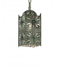 Meyda Blue 235838 - 5&#34; Square Moroccan Mini Pendant