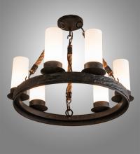 Meyda Blue 236458 - 16&#34; Wide Costello Ring 6 Light Chandelier