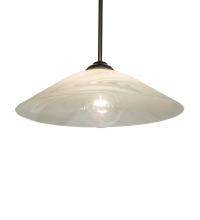 Meyda Blue 236756 - 20&#34; Wide Metro Blanco Swirl Pendant