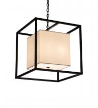 Meyda Blue 237278 - 22&#34; Square Kitzi Box Pendant