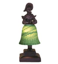 Meyda Blue 24094 - 13.5&#34;H Silhouette Prairie Lady Accent Lamp