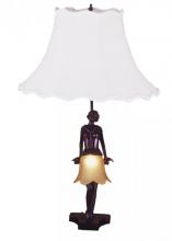 Meyda Blue 24172 - 17&#34;H Silhouette 30&#39;s Lady Accent Lamp