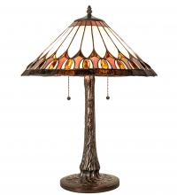 Meyda Blue 242005 - 22&#34; High Tuscaloosa Table Lamp