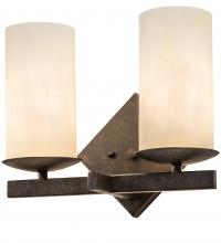 Meyda Blue 243450 - 12" Wide Dante 2 Light Wall Sconce