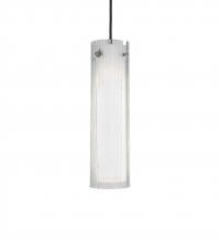 Meyda Blue 247413 - 5&#34; Wide Metro Mist Cilindro Mini Pendant