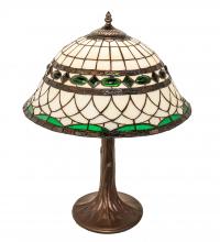 Meyda Blue 253627 - 23&#34; High Tiffany Roman Table Lamp