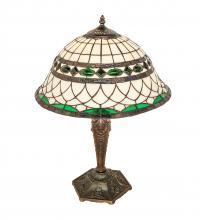 Meyda Blue 253629 - 23&#34; High Tiffany Roman Table Lamp