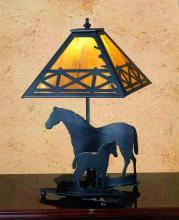 Meyda Blue 26727 - 22&#34; High Mare & Foal Table Lamp