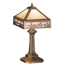 Meyda Blue 26836 - 19&#34; High Sailboat Mission Accent Lamp