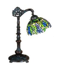 Meyda Blue 27167 - 19&#34;H Tiffany Honey Locust Desk Lamp