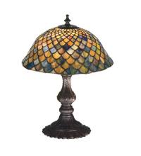 Meyda Blue 27170 - 15&#34;H Tiffany Fishscale Accent Lamp