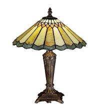 Meyda Blue 27569 - 15.5&#34;H Carousel Jadestone Accent Lamp