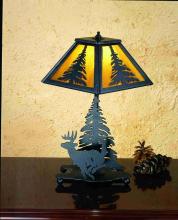 Meyda Blue 28273 - 14&#34;H Lone Deer Accent Lamp