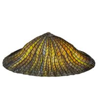 Meyda Blue 28863 - 24&#34; Wide Tiffany Lotus Leaf Shade