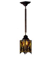 Meyda Blue 29333 - 5.5"Sq Cottage Mission Mini Pendant