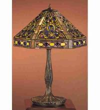Meyda Blue 31117 - 24&#34;H Tiffany Elizabethan Table Lamp