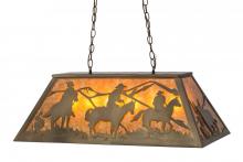 Meyda Blue 32326 - 33&#34;L Rustlers Oblong Pendant