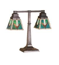 Meyda Blue 48200 - 20&#34;H VALENCIA Mission 2 Arm Desk Lamp