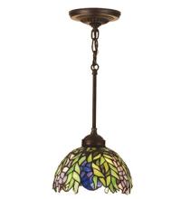 Meyda Blue 48922 - 8&#34;W Tiffany Honey Locust Mini Pendant