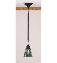 Meyda Blue 48978 - 5&#34;Sq VALENCIA Mission Mini Pendant.609