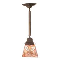 Meyda Blue 49134 - 5&#34;Sq Glasgow Bungalow Mini Pendant