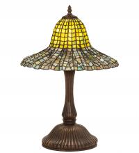 Meyda Blue 49165 - 22&#34; High Tiffany Bell Table Lamp