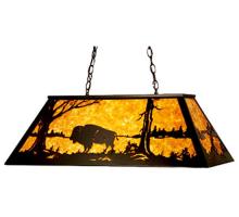 Meyda Blue 65416 - 48&#34;L Buffalo Oblong Pendant