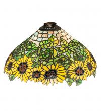 Meyda Blue 65822 - 15&#34; Wide Wild Sunflower Shade