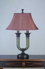 Meyda Blue 66032 - 29&#34; High Cypress Fabric Table Lamp