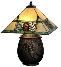 Meyda Blue 67850 - 20&#34; High Pinecone Ridge Table Lamp