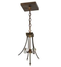 Meyda Blue 68058 - 20&#34;W Antique Copper 4 LT Inverted Pendant Hardware