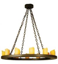 Meyda Blue 69638 - 36&#34;W Loxley 12 LT Chandelier