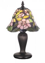 Meyda Blue 70250 - 13&#34;H Begonia Mini Lamp